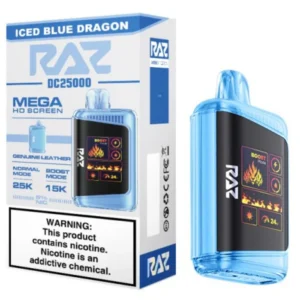 Iced Blue Dragon - RAZ Vape DC25000