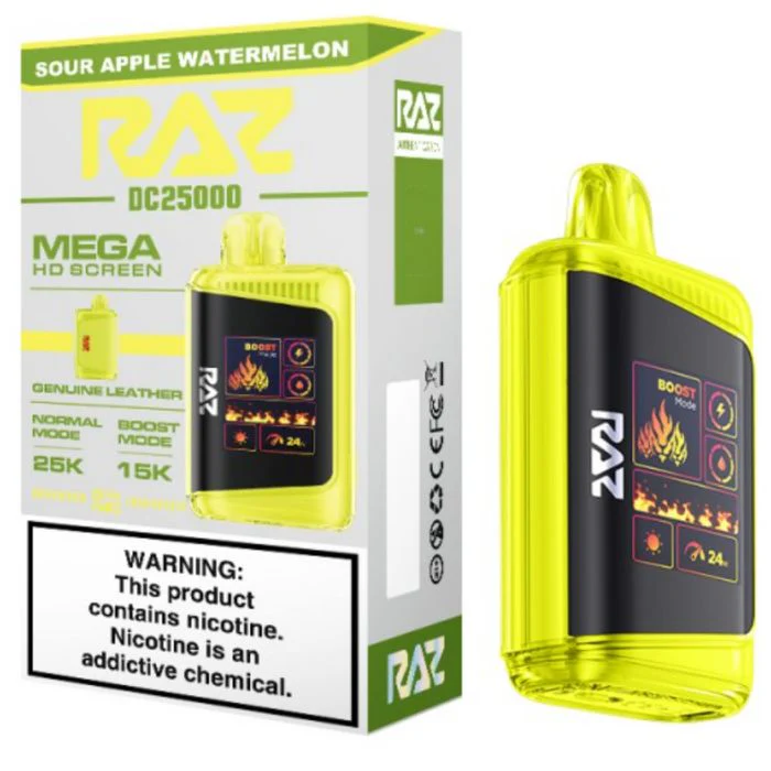 Sour Apple Watermelon - RAZ Vape DC25000