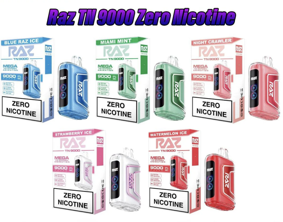 Raz TN9000 ZERO NICOTINE Vape