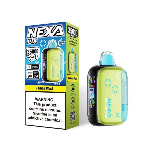 Lemon Blast - Nexa Pix 35K Puffs - Disposable Vape