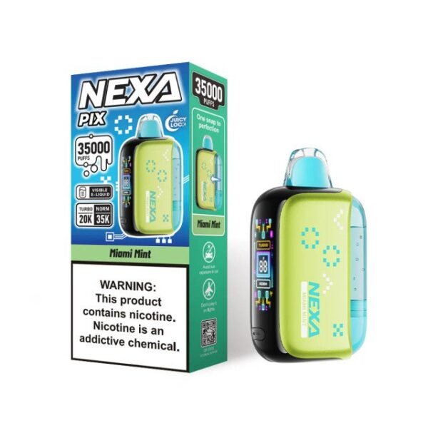 Miami Mint - Nexa Pix 35K Puffs - Disposable Vape