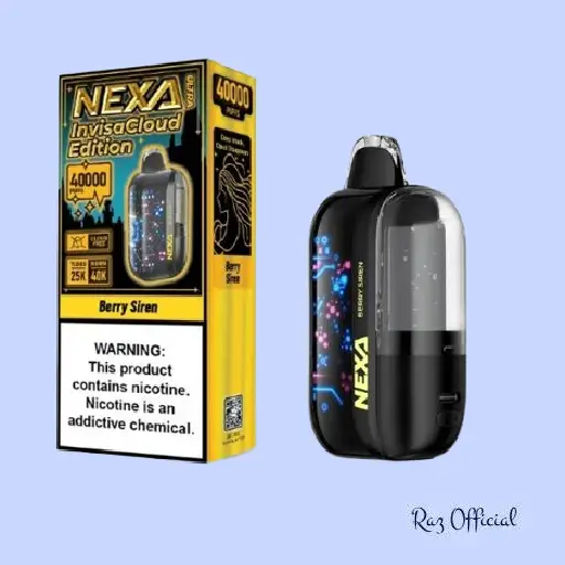 Berry Siren Nexa Ultra 50000 InvisaCloud Edition Disposable Vape - 20mL 1 Berry Siren Nexa Ultra 50000 InvisaCloud Edition Disposable Vape - 20mL