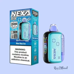 RAZ VAPE FLAVORS 10 Blue Razz Ice Nexa Pix 35K & 40K Puffs Disposable Vape (We will ship whichever count is available)