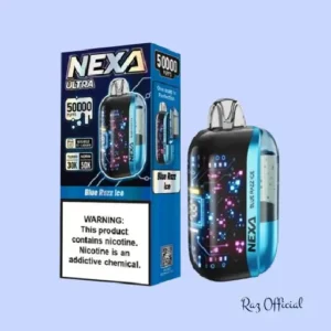 RAZ VAPE FLAVORS 13 Blue Razz Ice Nexa Ultra 50k Puffs Disposable Vape