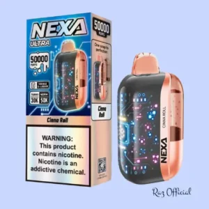 RAZ VAPE FLAVORS 16 Cinna Roll Nexa Ultra 50000 Disposable Vape