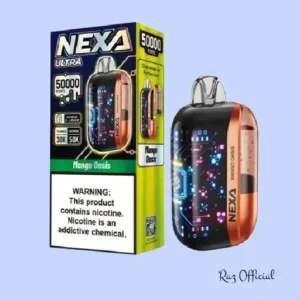 RAZ VAPE FLAVORS 1 Mango Oasis Nexa Ultra 50000 Disposable Vape