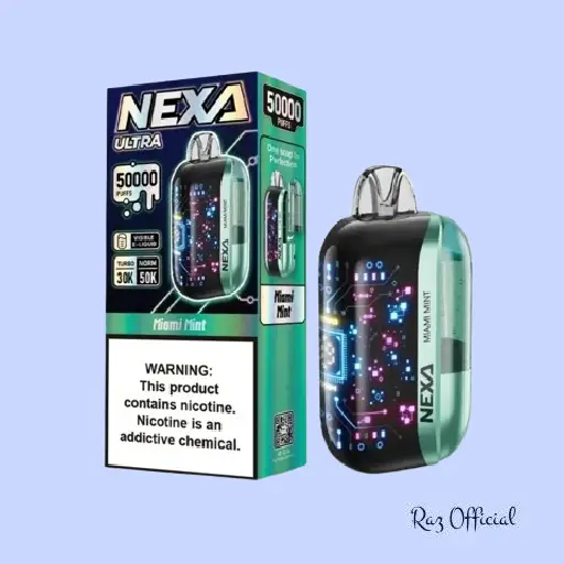 Miami Mint Nexa Ultra 50000 Disposable Vape 1 Miami Mint Nexa Ultra 50000 Disposable Vape
