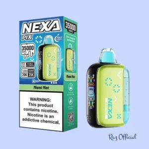 RAZ VAPE FLAVORS 8 Miami Mint Nexa Pix 35K & 40K Puffs Disposable Vape (We will ship whichever count is available)