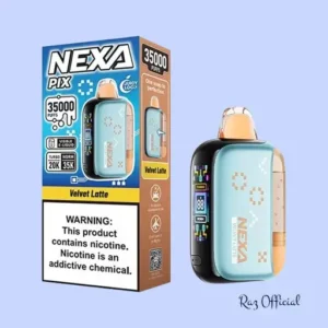 RAZ VAPE FLAVORS 15 Nexa Pix Velvet Latte 35k Puff Disposable Vape