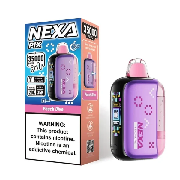 Peach Dive - Nexa Pix 35K Puffs - Disposable Vape