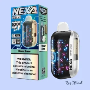 RAZ VAPE FLAVORS 10 Wintergreen Nexa Ultra 50000 Disposable Vape