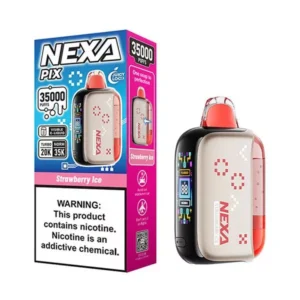 Strawberry Ice - Nexa Pix 35K Puffs - Disposable Vape