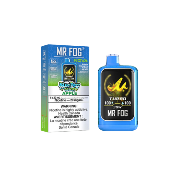 Apple Mr Fog Nova Steezy Edition 36K Puffs Disposable Vape 1 Apple Mr Fog Nova Steezy Edition