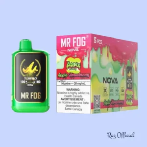 Apple Strawberry Mr Fog Nova 36000 Puffs Disposable Vape - Apple Steezy