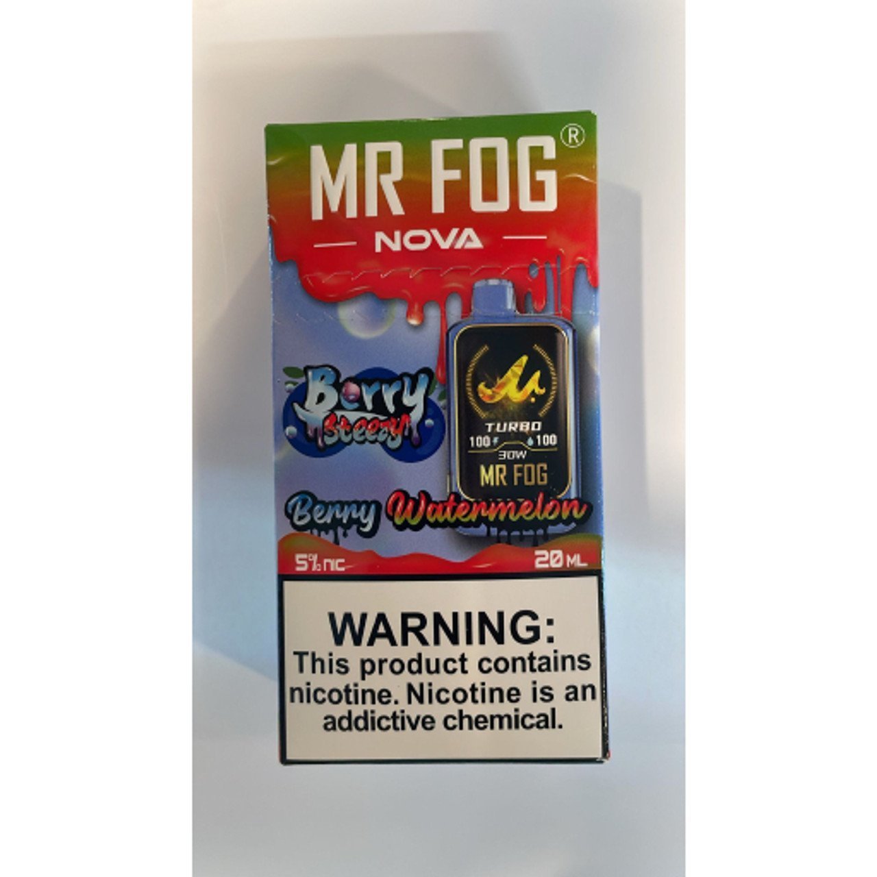 Berry Watermelon Mr Fog Nova 36000 Puffs Disposable Vape (Berry Steezy) 1 Berry Watermelon Mr Fog Nova 36000 Puffs Disposable Vape (Berry Steezy)