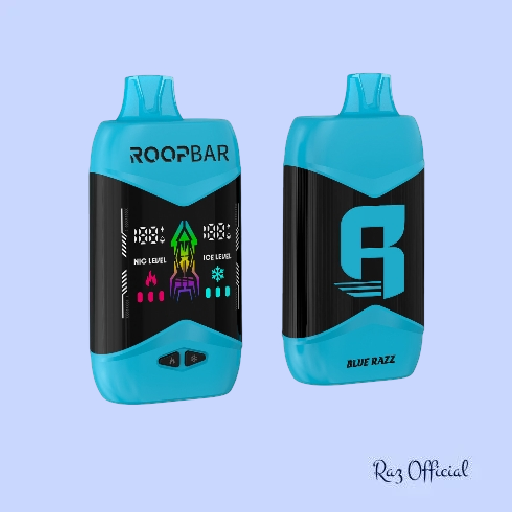 BlueRazz RoopBar NIC+ICE Control Disposable Vape - 40k Puffs 1 BlueRazz RoopBar NIC+ICE Control Disposable Vape - 40k Puffs