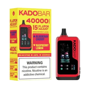 RAZ VAPE NEAR ME 2 Blueberry Cherry + Raspberry Lemon Kado Bar X Adjust NI40K