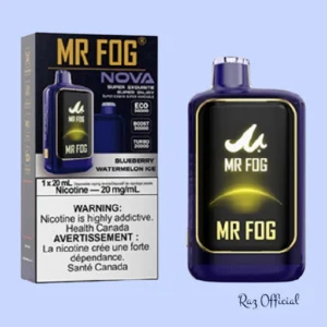 Blueberry Watermelon Ice Mr Fog Nova 36K Puffs Disposable Vape