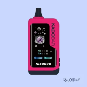 Cherry Hard Popz Kado Bar NI40K Ice + Nic Control Disposable Vape