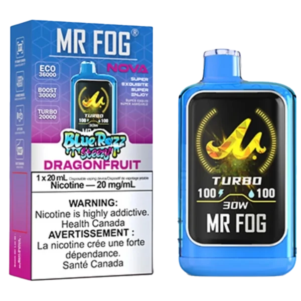 Dragonfruit Mr Fog Nova Steezy Edition 36K Puffs Disposable Vape 1 Dragonfruit Mr Fog Nova Steezy Edition