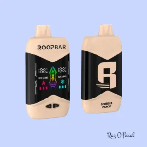 Georgia Peach RoopBar NIC+ICE Control Disposable Vape - 40k Puffs