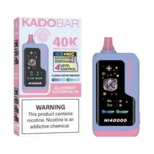 RAZ VAPE NEAR ME 6 Blueberry Watermelon Kado Bar NI40K Ice + Nic Control