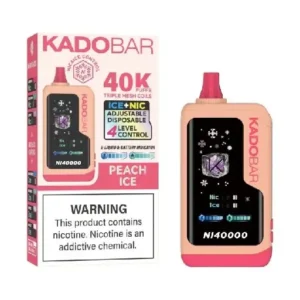 RAZ VAPE NEAR ME 13 Peach Ice Kado Bar NI40K Ice + Nic Control