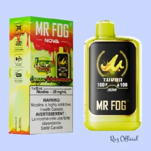 Lemon Watermelon Mr Fog Nova 36K Puffs (Lemon Steezy) Disposable Vape