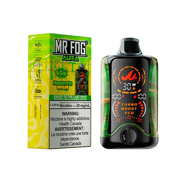 Magnetic Worm Mr Fog Aura 60k Puffs Disposable Vape 1 Magnetic Worm Mr Fog Aura 60k