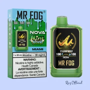 Miami Mr Fog Mint Steezy Series 36K Puffs Disposable Vape