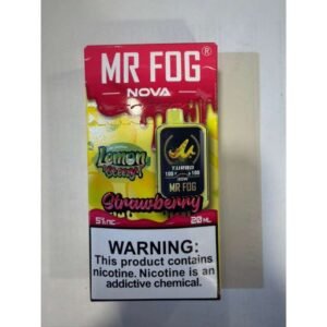 Strawberry Mr Fog Nova 36000 Puffs Disposable Vape (Lemon Steezy)