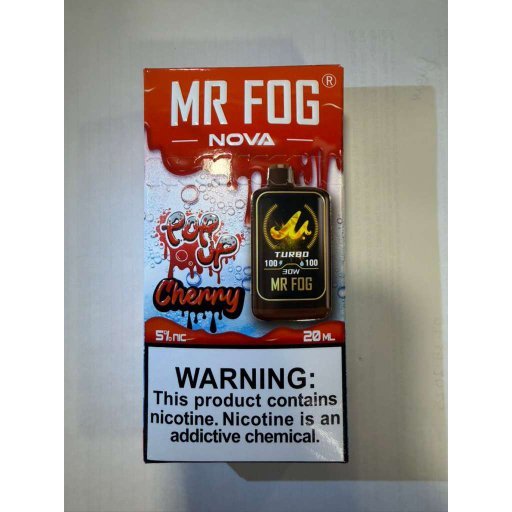 Cherry Mr Fog Nova 36000 Puffs Disposable Vape (Pop Up) 1 Cherry Mr Fog Nova 36000 Puffs Disposable Vape (Pop Up)