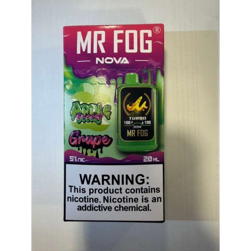Grape Mr Fog Nova 36K Puffs (Apple Steezy) Disposable Vape 1 Grape Mr Fog Nova 36K