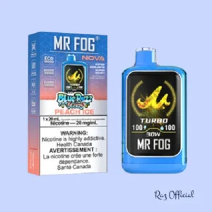 Peach Ice Mr Fog Nova Steezy Edition 36K Puffs Disposable Vape