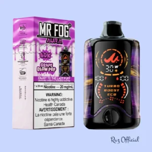 Purple Grape Mr Fog Aura 60k Puffs Disposable Vape
