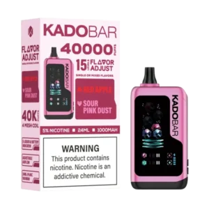 RAZ VAPE NEAR ME 14 Red Apple + Sour Pink Kado Bar X Adjust NI40K