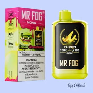 Strawberry Mr Fog Nova 36000 Puffs Disposable Vape - Lemon Steezy
