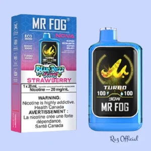 Strawberry Mr Fog Nova Steezy Edition 36K Puffs Disposable Vape