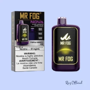 Triple Berry Ice Mr Fog Nova 36K Puffs Disposable Vape