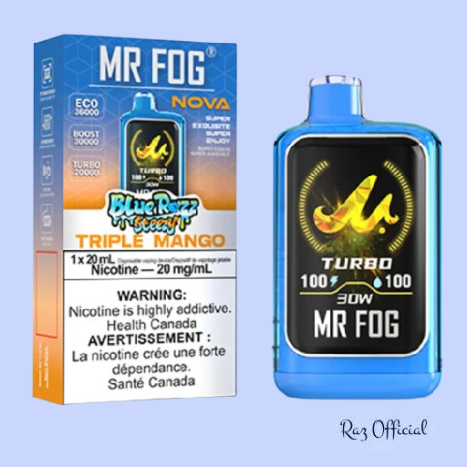 Triple Mango Mr Fog Nova Steezy Edition 36K Puffs Disposable Vape 1 Triple Mango Mr Fog Nova Steezy Edition 36K Puffs Disposable Vape