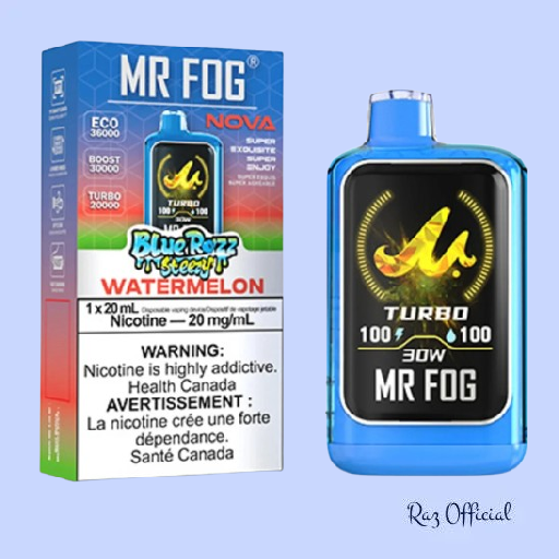 Watermelon Mr Fog Nova Steezy Edition 36K Puffs Disposable Vape 1 Watermelon Mr Fog Nova Steezy Edition 36K Puffs Disposable Vape