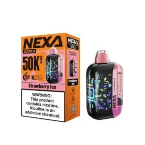 RAZ VAPE NEAR ME 14 Strawberry Ice Nexa Ultra II 50K Puffs Disposable Vape