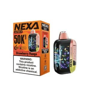 RAZ VAPE NEAR ME 15 Strawberry Mango Nexa Ultra II 50K Puffs Disposable Vape