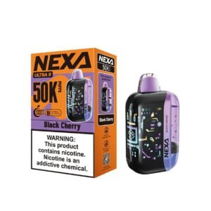 RAZ VAPE NEAR ME 3 Black Cherry Nexa Ultra II 50K Puffs Disposable Vape