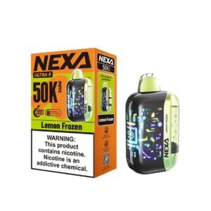 RAZ VAPE NEAR ME 2 Lemon Frozen Nexa Ultra II 50K Puffs Disposable Vape
