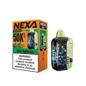 RAZ VAPE NEAR ME 11 Sour Apple lce Nexa Ultra II 50K Puffs Disposable Vape