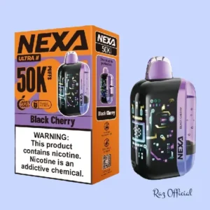 RAZ VAPE NEAR ME 8 Black Cherry Nexa Ultra II 50K Puffs Disposable Vape