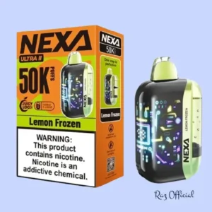 RAZ VAPE NEAR ME 7 Lemon Frozen Nexa Ultra II 50K Puffs Disposable Vape
