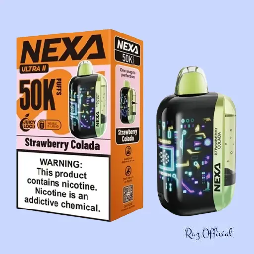 Strawberry Colada Nexa Ultra II 50K Puffs Disposable Vape 1 Strawberry Colada Nexa Ultra II 50K Puffs Disposable Vape