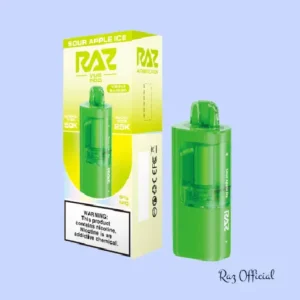 Sour Apple Ice Raz Vue Disposable Pod Only